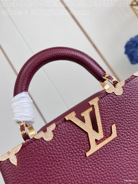 VUITTON CAPUCINES LOUIS BB-27*18*9CM 0116